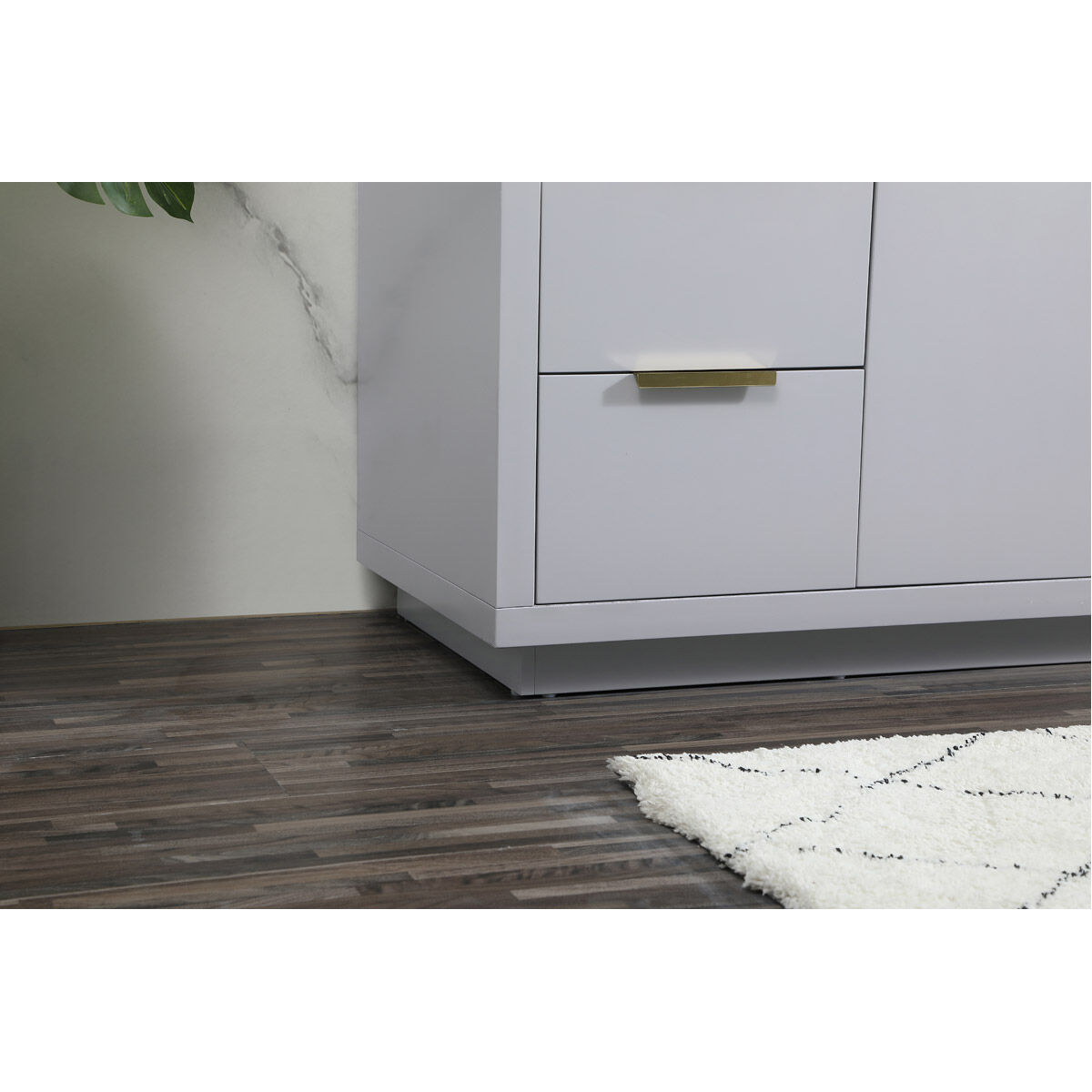 Blake 60 X 22 X 34 inch Grey Vanity Sink Set