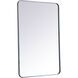 Evermore 40 X 27 inch Silver Mirror