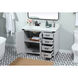 Grant 42 X 19 X 34 inch Grey Vanity Sink Set