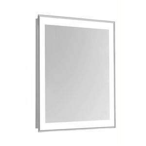 Nova 40 X 24 inch Glossy White Lighted Wall Mirror, Rectangle