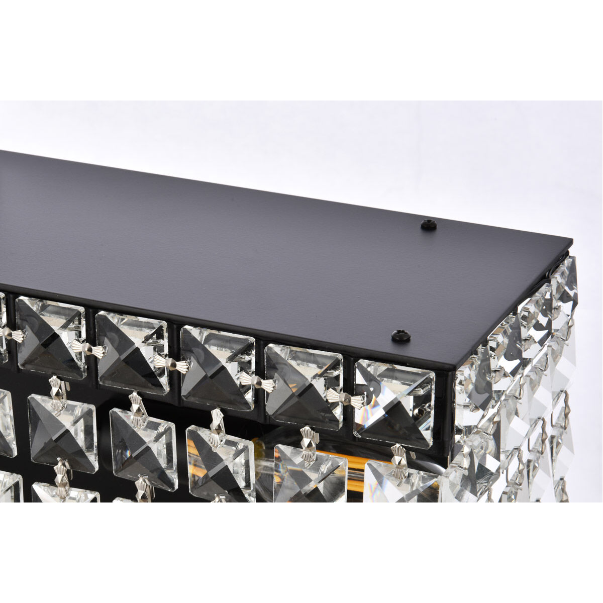 Maxime 10 Light 4.5 inch Black and Clear Wall Sconce Wall Light in Royal Cut