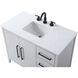 Millie 42 X 35 inch Grey Bathroom Vanity Cabinet