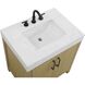 Nathan 30 X 34 inch Honey Brown Bathroom Vanity Cabinet in Not Included