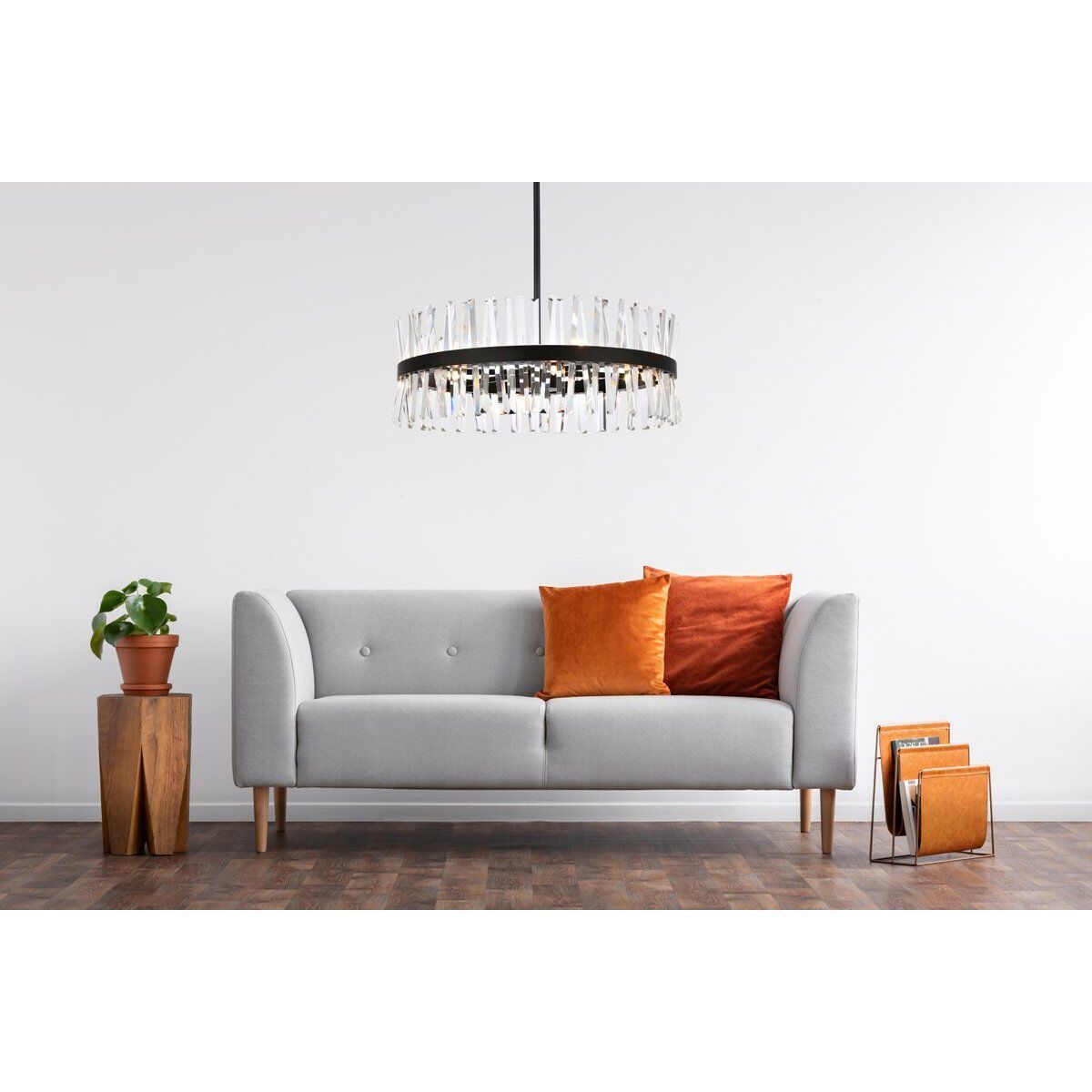 Serephina 16 Light 32 inch Black Chandelier Ceiling Light