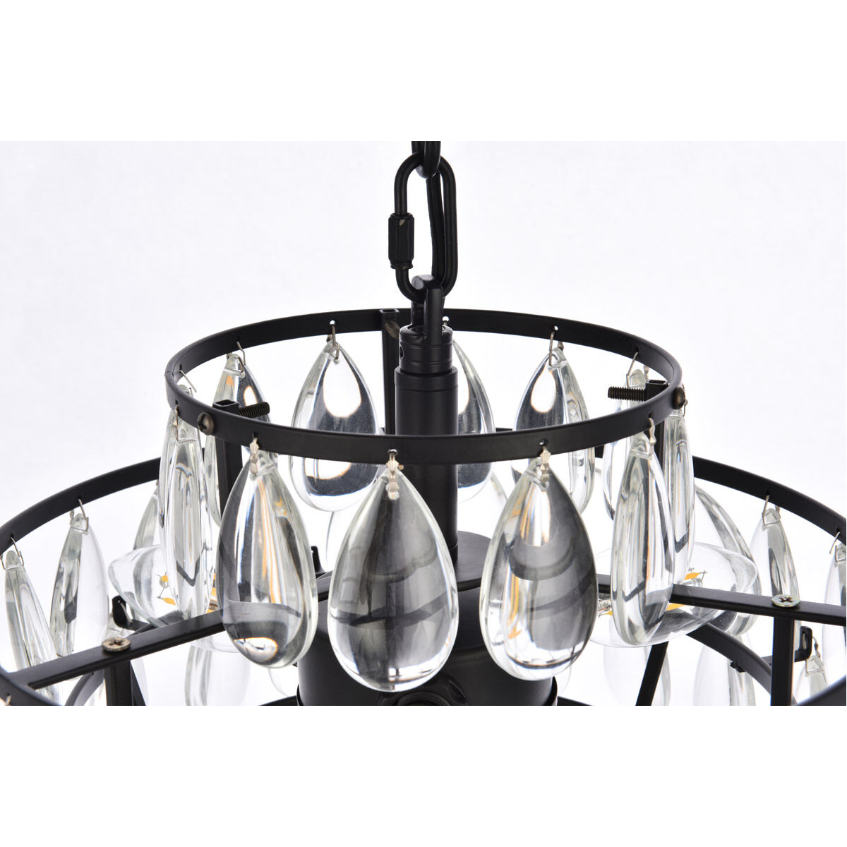 Mila 3 Light 12 inch Black Pendant Ceiling Light