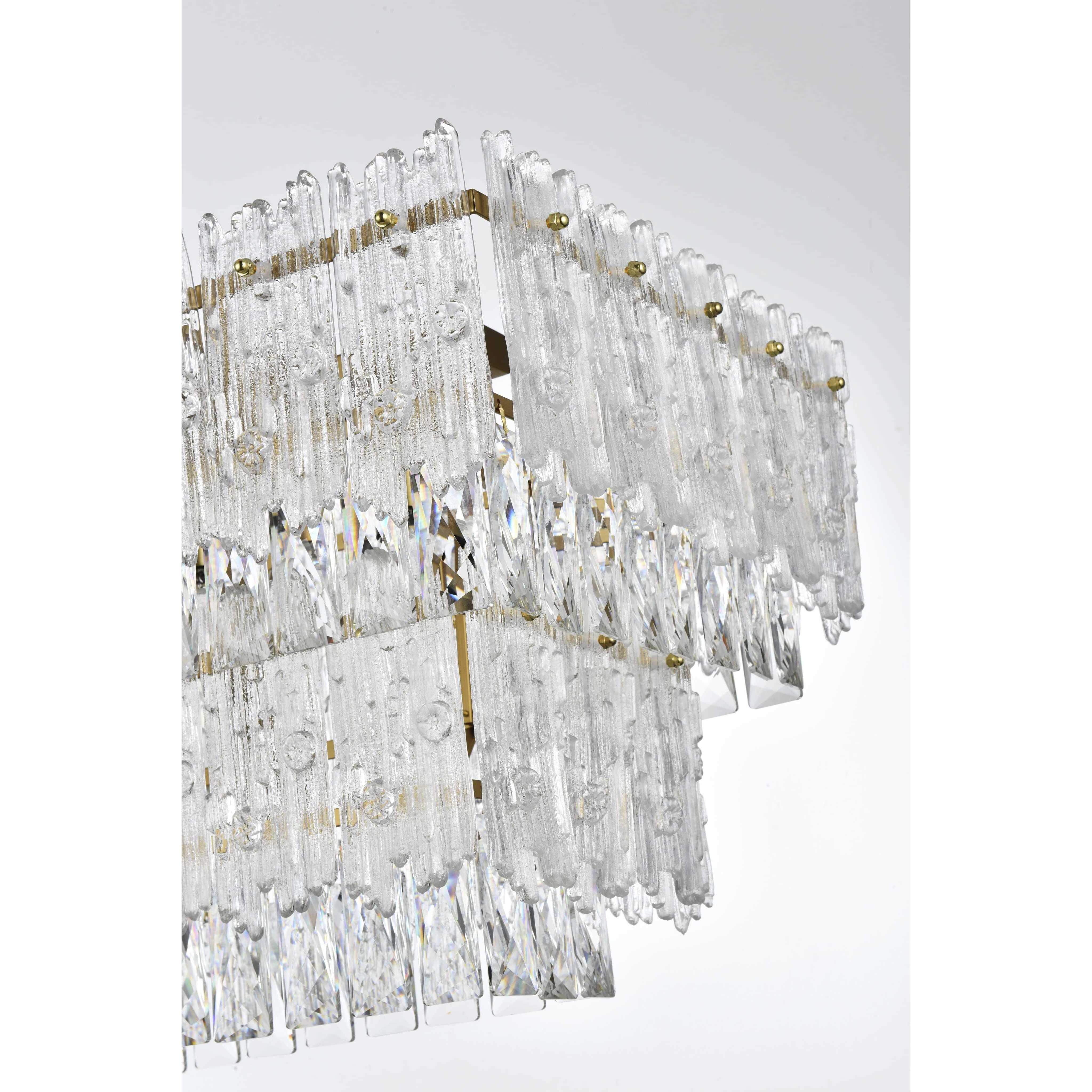 Emilia 6 Light 14 inch Satin Gold Chandelier Ceiling Light