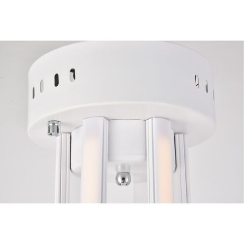 Dahlia LED 27 inch White Flush Mount Ceiling Light