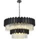 Willow 16 Light 40 inch Black Chandelier Ceiling Light