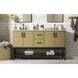 Lennox 60 X 34 inch Honey Brown Bathroom Vanity Cabinet