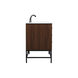 Eugene 48 X 22 X 34 inch Walnut Vanity Sink Set
