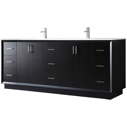 Hayes 84 X 22 X 35 inch Black Vanity Sink Set