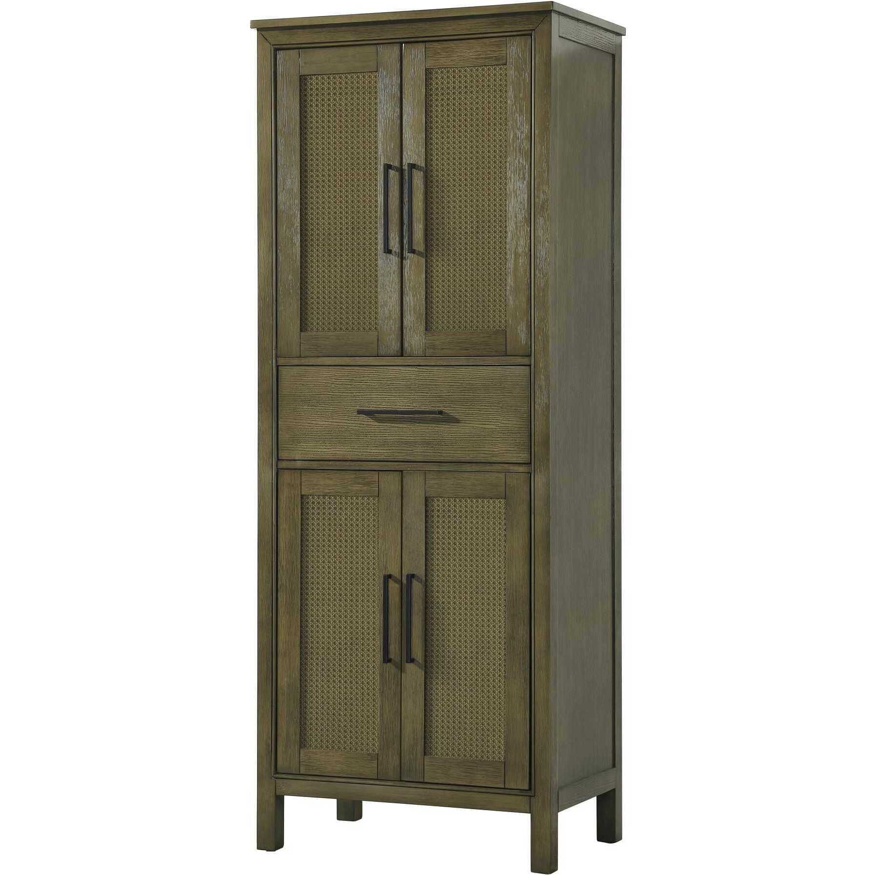 Alina Hazel Oak Bathroom Storage Cabinet