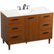 Baldwin 48 X 22 X 34 inch Teak Vanity Sink Set