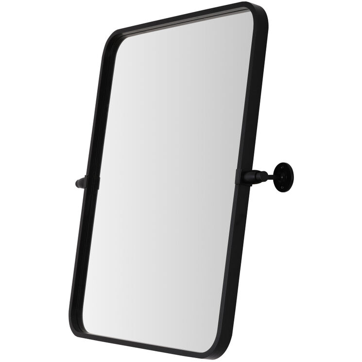 Everly 24 X 20 inch Black Mirror