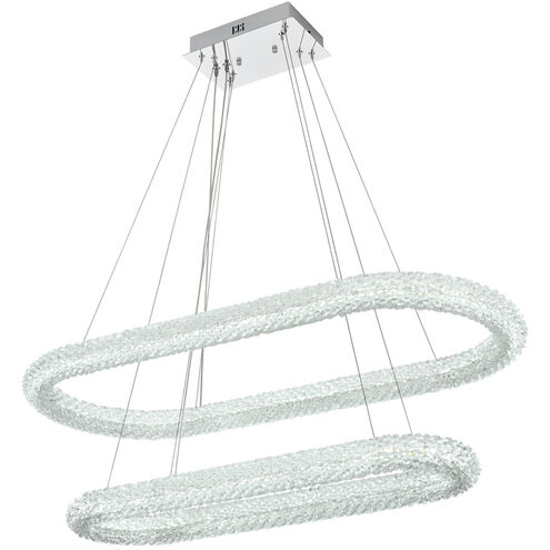 Bowen 2 Light 18 inch Chrome Chandelier Ceiling Light