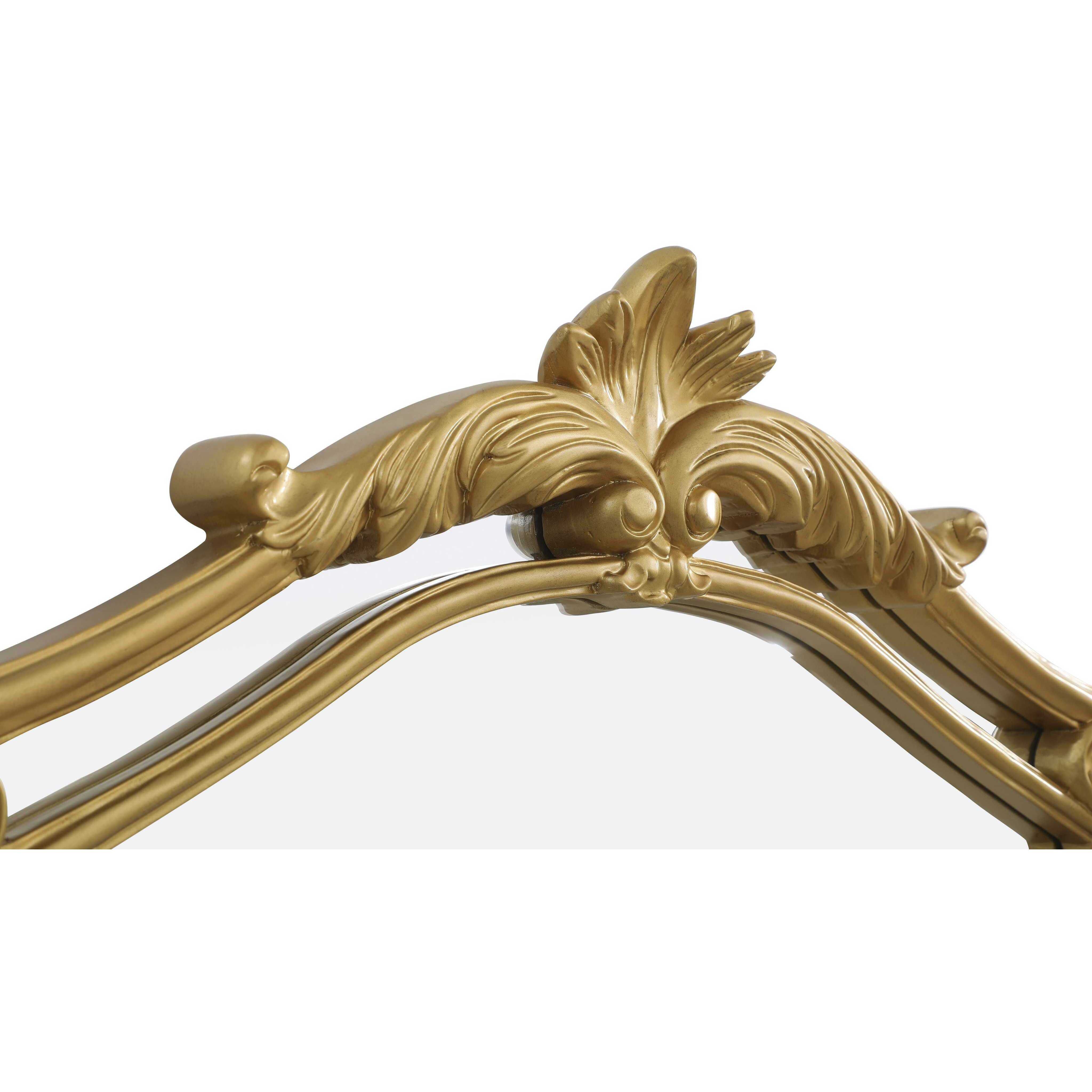 Madeline 66 X 33.5 inch Gold Leaf Mirror