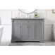 Clarence 48 X 22 X 35 inch Grey Vanity Sink Set