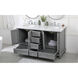 Rhodes 60 X 22 X 35 inch Grey Vanity Sink Set