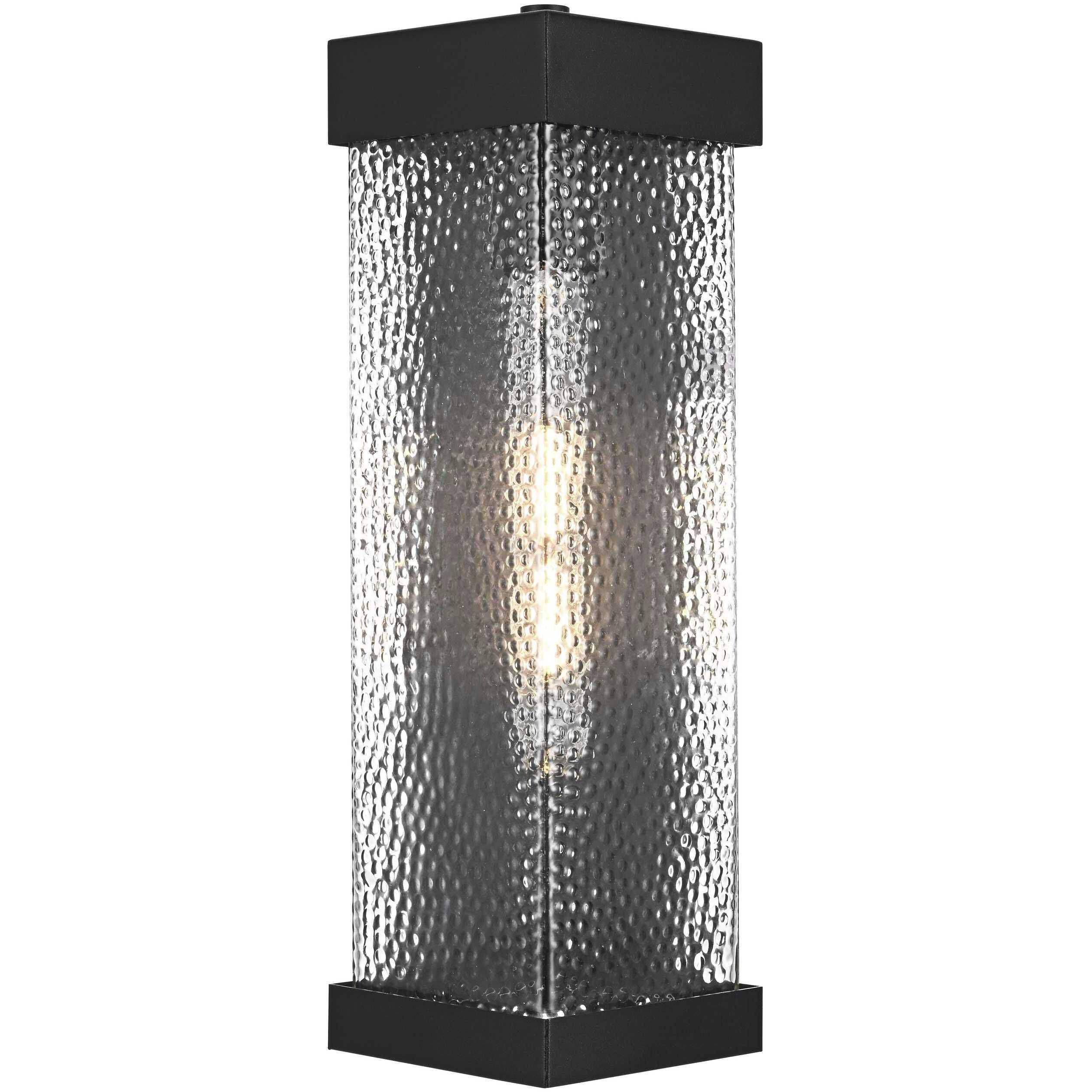 Swain 1 Light 16 inch Black Outdoor Wall Sconce