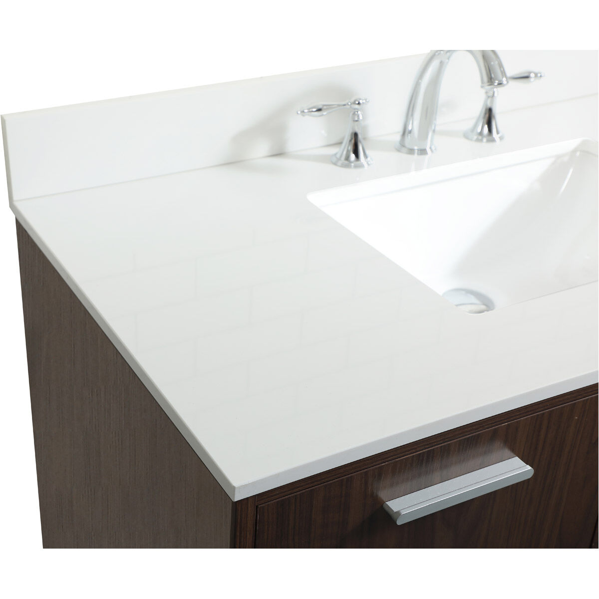 Baldwin 42 X 22 X 34 inch Walnut Vanity Sink Set