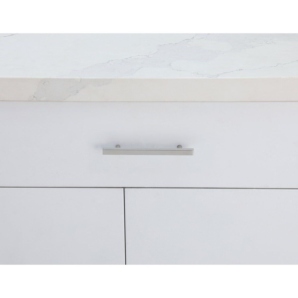 Dior Brushed Nickel Hardware Drawer Pull, Set of 10