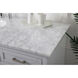Americana 60 X 22 X 35 inch Grey Vanity Sink Set