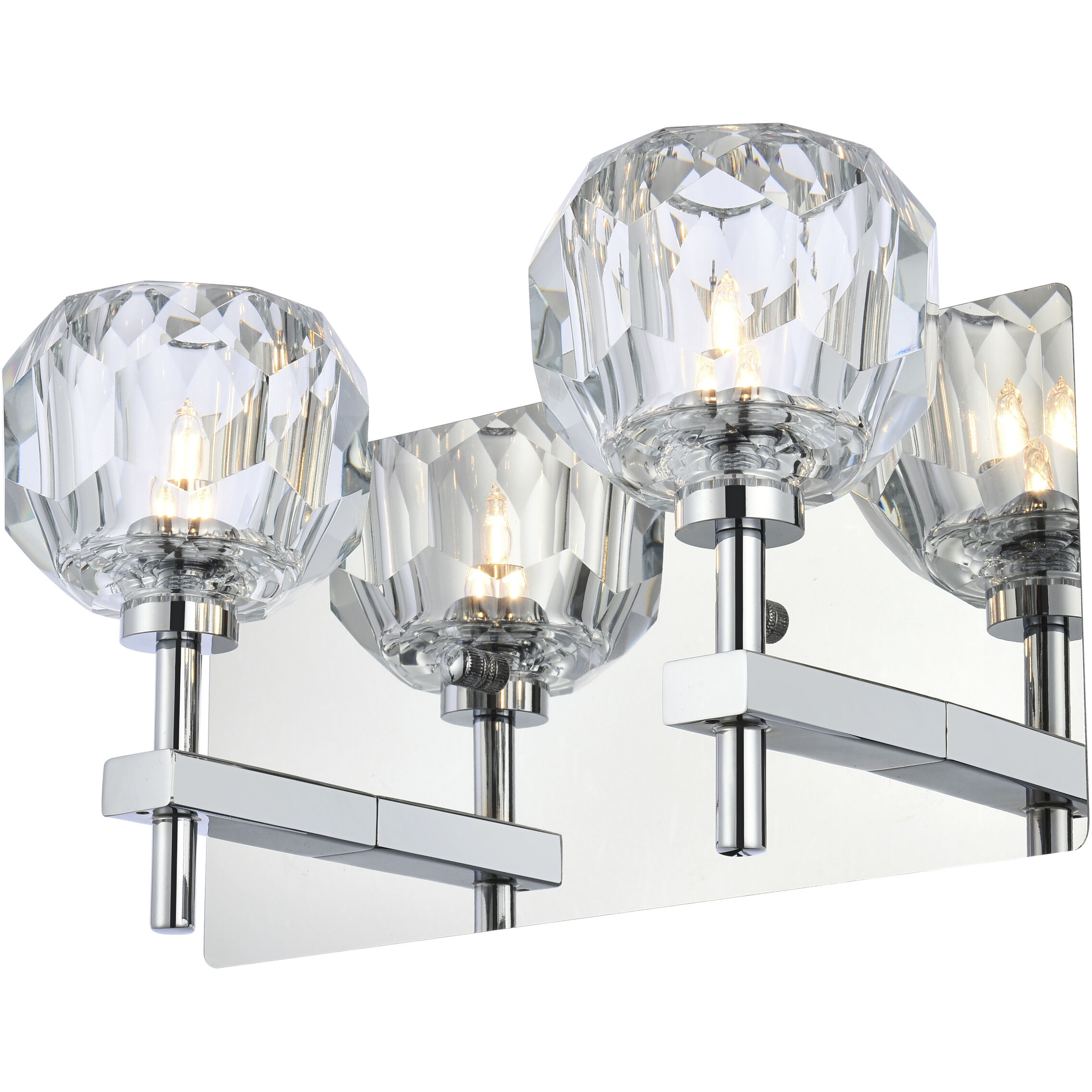 Graham 2 Light 11 inch Chrome Wall Sconce Wall Light