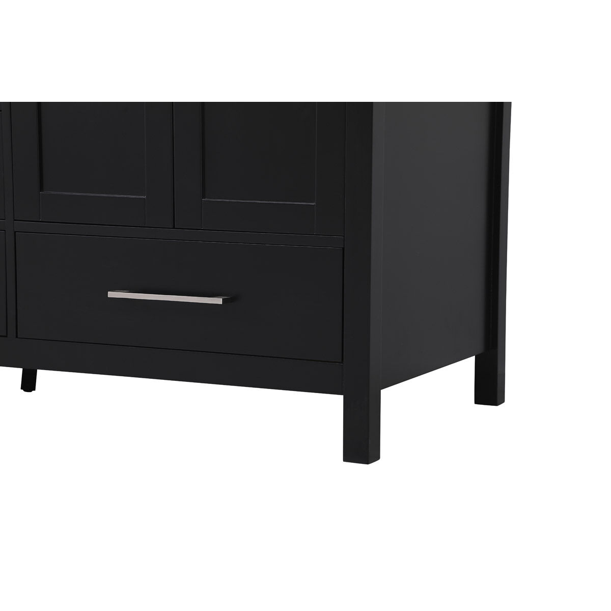 Irene 60 X 22 X 34 inch Black Vanity Sink Set