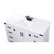 Grant 48 X 19 X 34 inch White Vanity Sink Set