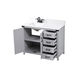 Grant 42 X 19 X 34 inch Grey Vanity Sink Set