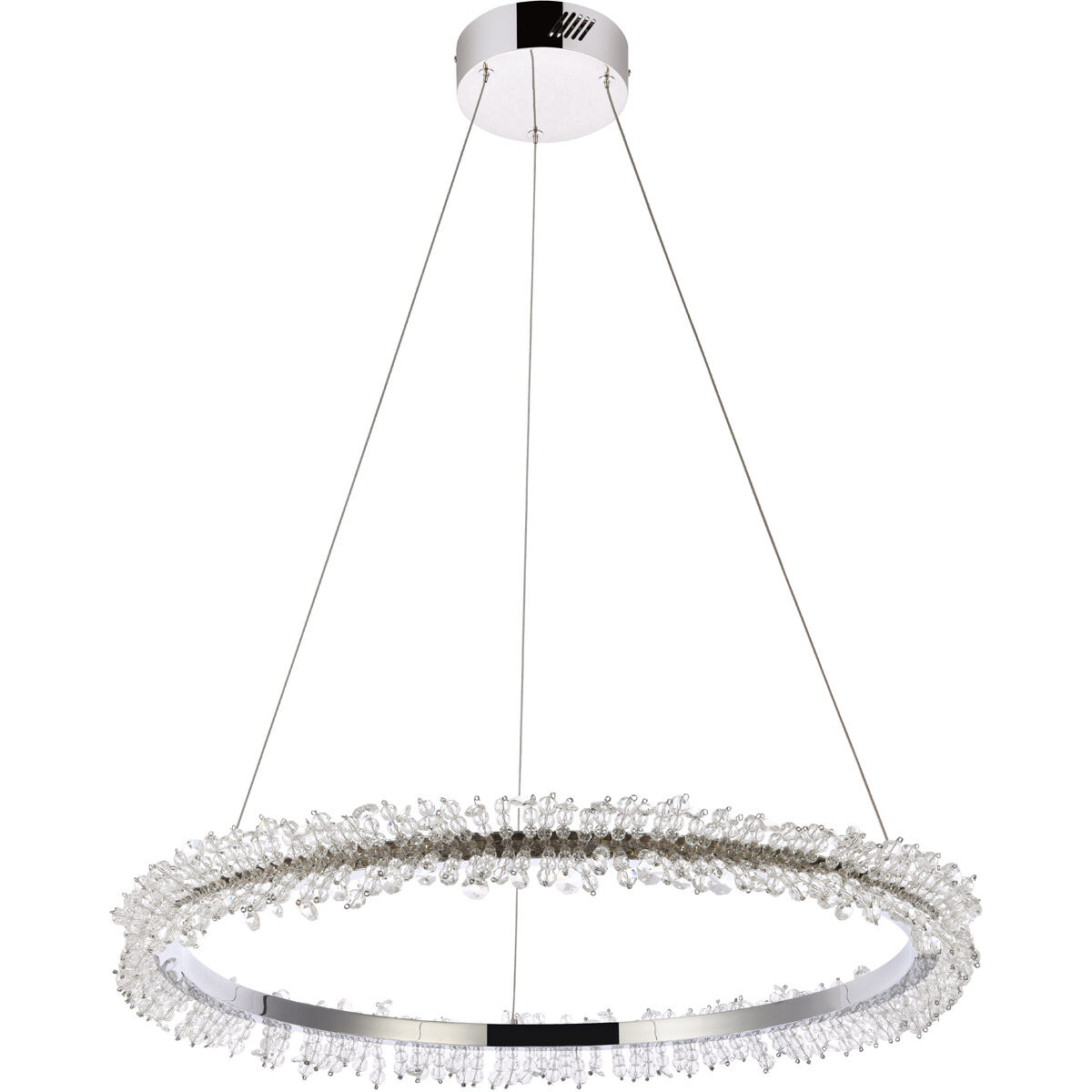 Laurel 26 inch Chrome Pendant Ceiling Light