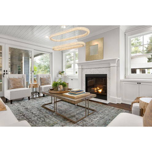 Bowen 2 Light 18 inch Chrome Chandelier Ceiling Light