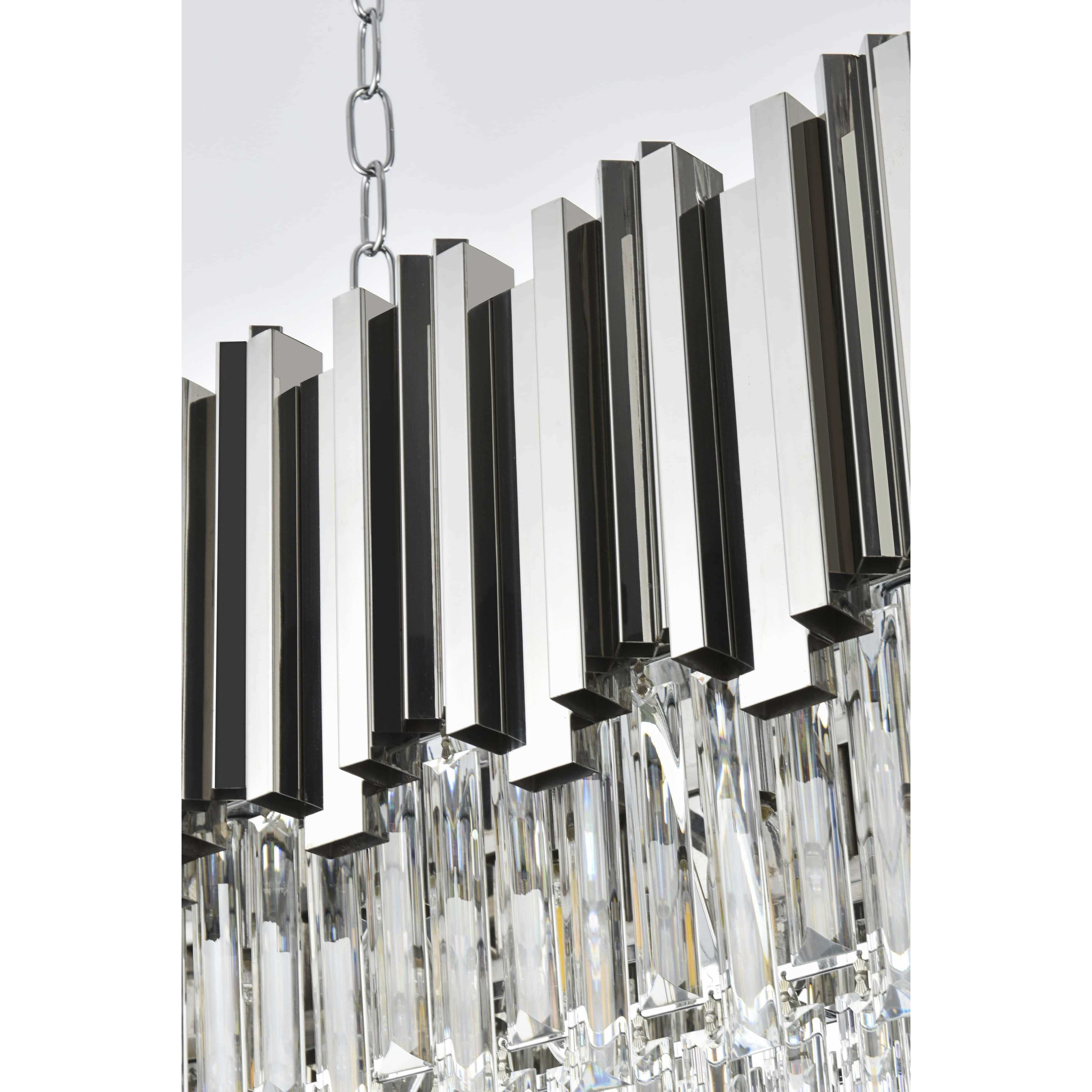 Willow 9 Light 14 inch Chrome Chandelier Ceiling Light