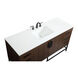 Eugene 60 X 22 X 34 inch Walnut Vanity Sink Set