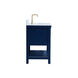 Clement 36 X 22 X 34.13 inch Blue Bathroom Vanity Cabinet
