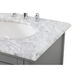 Rhodes 60 X 22 X 35 inch Grey Vanity Sink Set