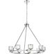 Cadence 9 Light 36 inch Chrome Chandelier Ceiling Light