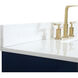 Blake 42 X 22 X 34 inch Blue Vanity Sink Set