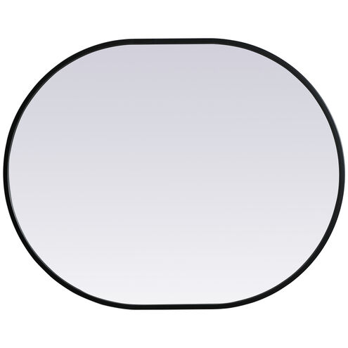 Asha 30 X 24 inch Black Mirror in 24 x 30