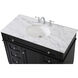 Park Avenue 42 X 22 X 35 inch Black Vanity Sink Set