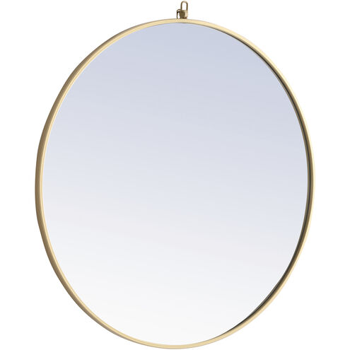 Eternity 32 X 32 inch Brass Wall Mirror