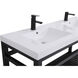 Raya 60 X 22 X 34 inch Black Vanity Sink Set