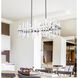 Serena 16 Light 30 inch Chrome Linear Chandelier Ceiling Light 