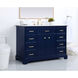 Americana 48 X 22 X 35 inch Blue Vanity Sink Set