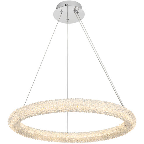 Bowen 1 Light 26 inch Chrome Chandelier Ceiling Light