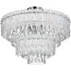 Emilia 8 Light 25 inch Chrome Flush Mount Ceiling Light