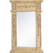 Lenora 28 X 18 inch Antique Beige Wall Mirror in Antique Bronze