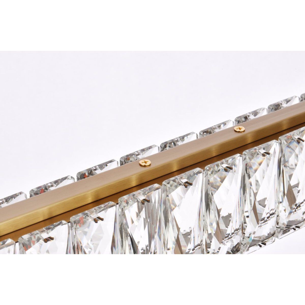 Monroe 1 Light 47 inch Gold Linear Pendant Ceiling Light