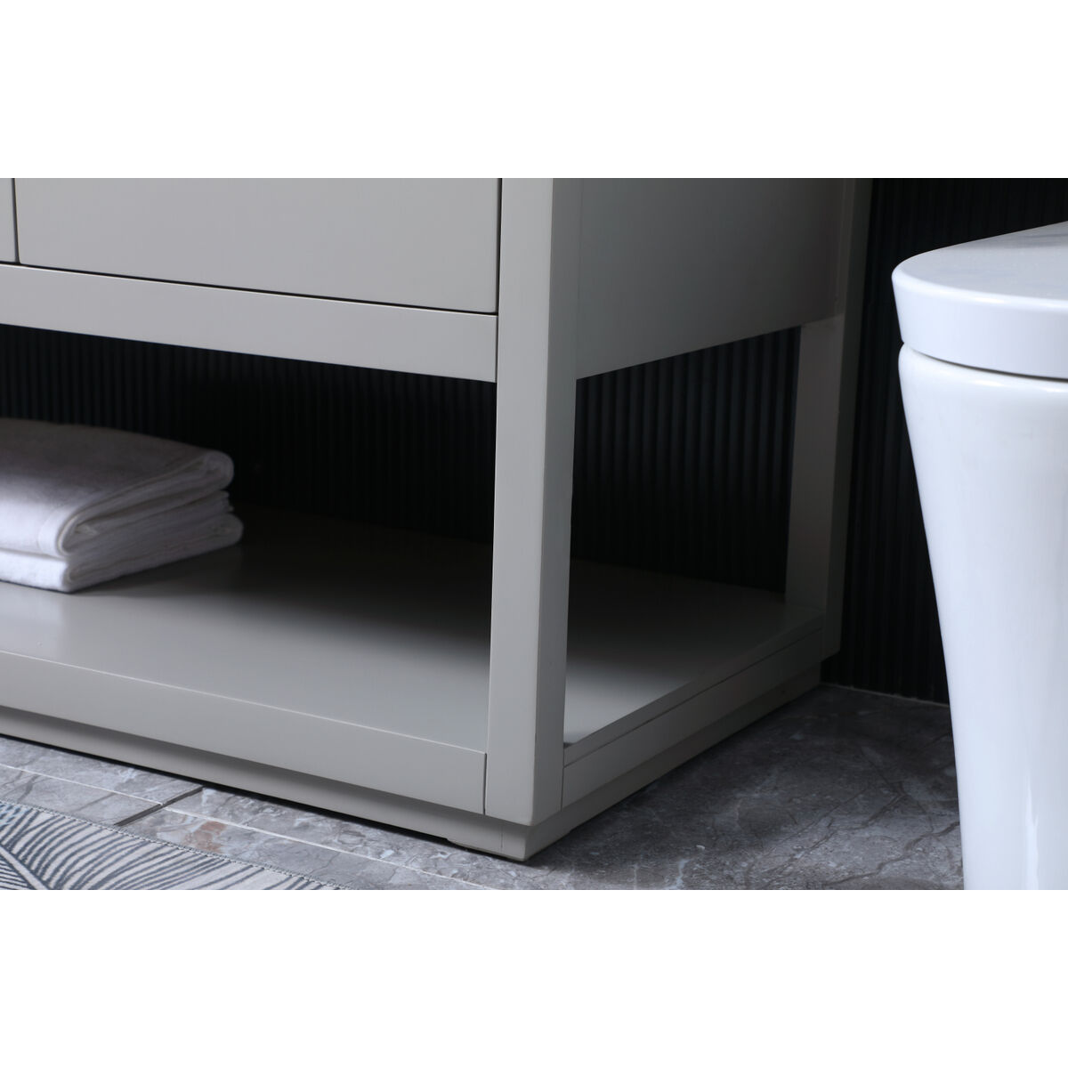 Larkin 54 X 22 X 34 inch Grey Vanity Sink Set