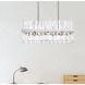 Serephina 16 Light 30 inch Chrome Linear Chandelier Ceiling Light